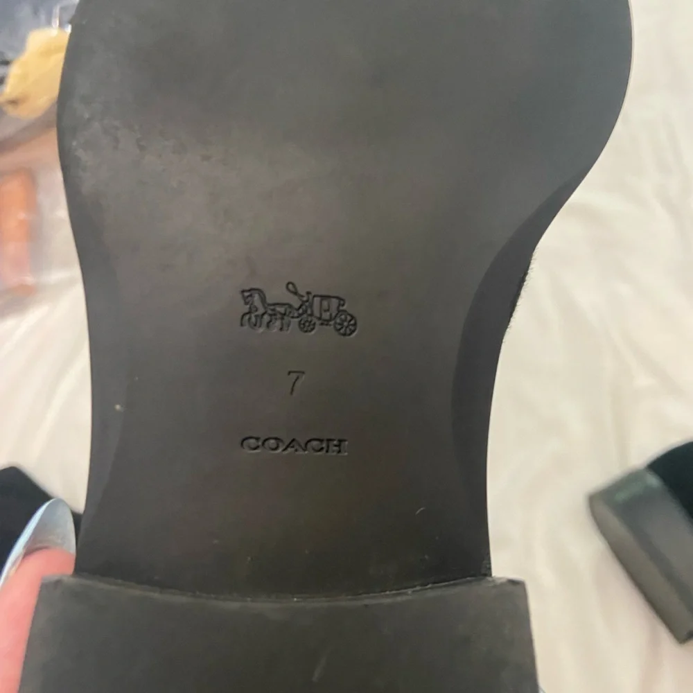 Coach Natalia Black Over the Knee Suede Boots
